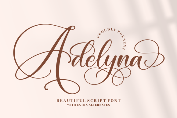 Adelyna: A Ravishing Script Font for Web Design