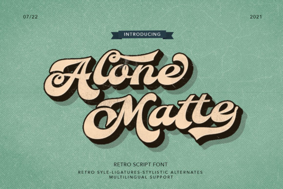 Alone Mate: A Bold Handwritten Font for Branding
