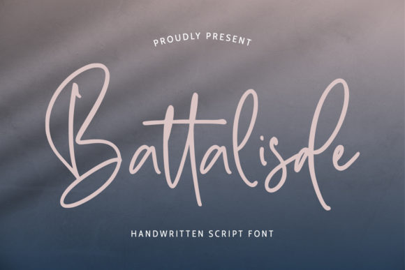 Battalisde: A Playful Script Font for Small Business Branding