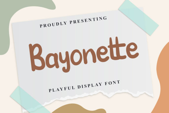 Bayonette: A Handwritten Font for Editorial Design