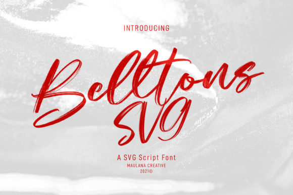 Belltons: A Relaxed Handwritten Font for Crafters