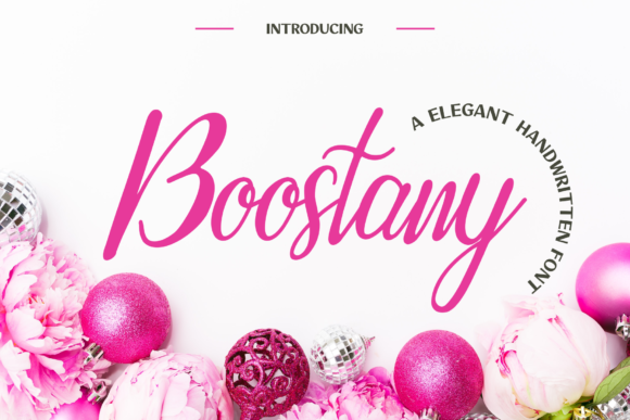 Boostany: A Handwritten Font for Modern Web Design