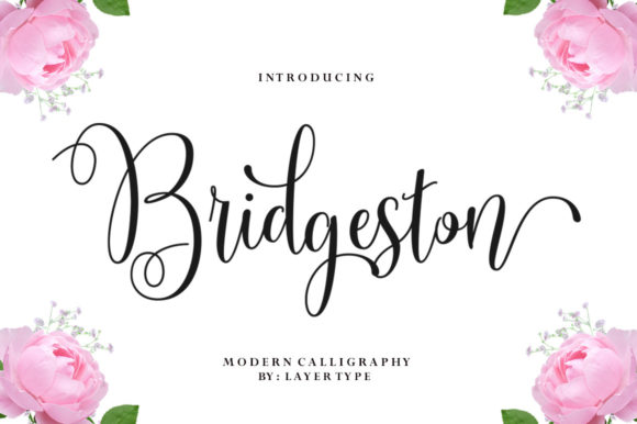 Bridgeston: A Playful Script Font for Branding