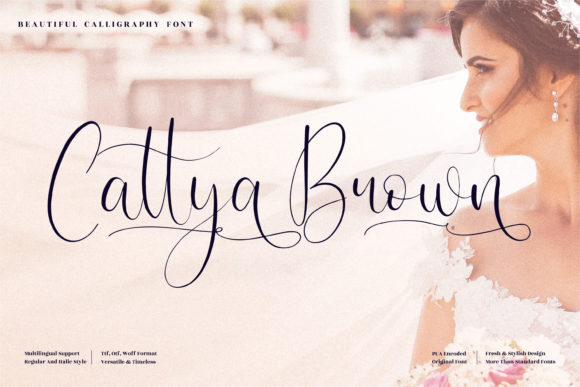 Cattya Brown: A Script Font That Elevates Campaign Visuals with Luxury and Motion