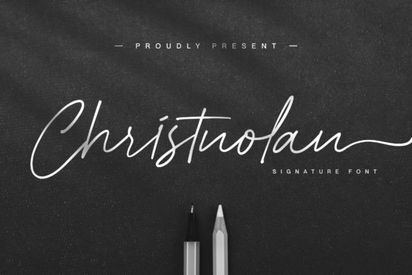 Christnolan: A Refined Script Font for Editorial Design