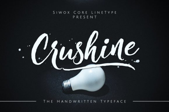 Crushine: The Playful Script Font for Bold Campaigns