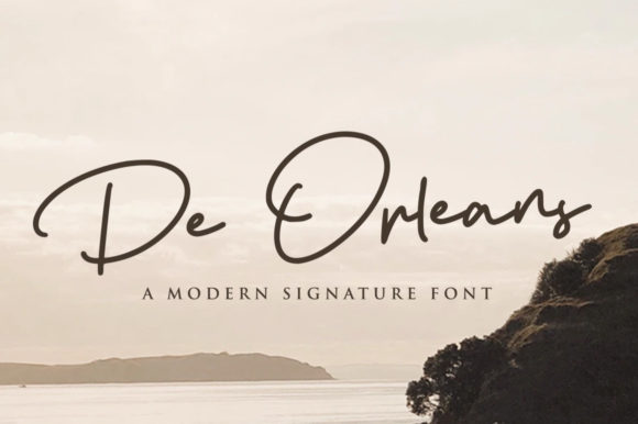 De Orleans: A Relaxed Script Font for Editorial Design