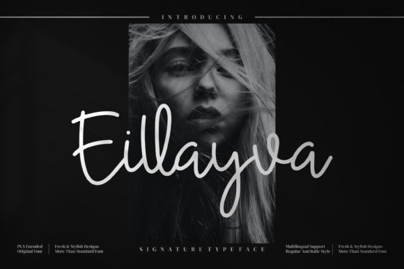 Eillayva: A Charming Handwritten Font for Crafters