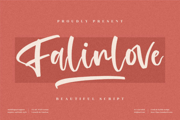 Falinlove: A Versatile Script Font for Web Design