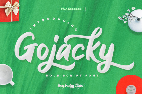 Gojacky: A Bold Handwritten Font for Editorial Design