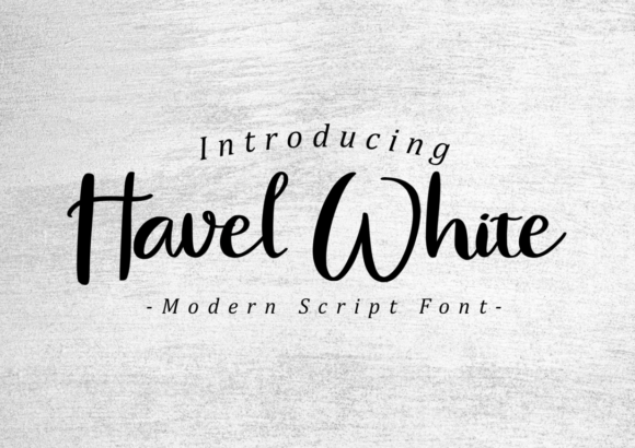 Havel White: The Elegant Script Font for Your Brand