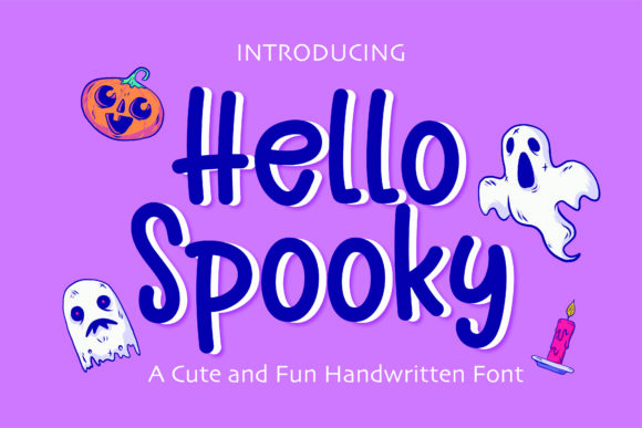 Hello Spooky: A Cute Handwritten Font for Branding
