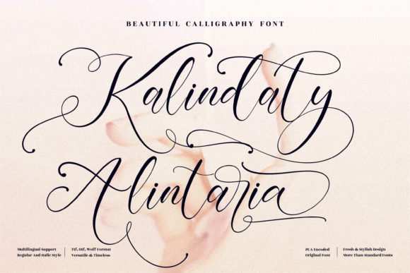 Kalindaty Alintaria: A Playful Script Font for Web Design