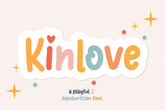 Kinlove: A Playful Handwritten Font for Brand Identity