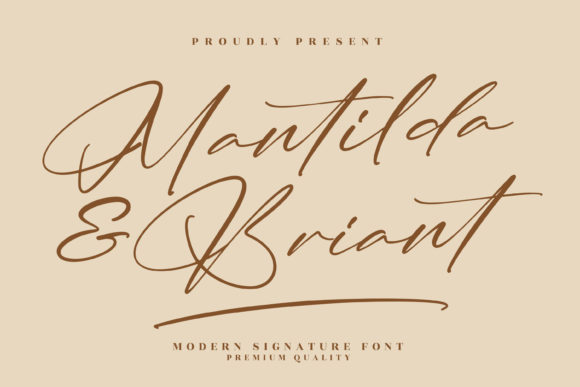Mantilda Briant: A Playful Script Font for Brands