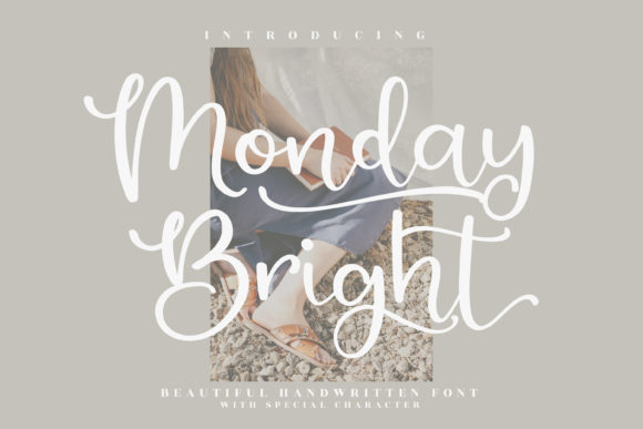 Monday Bright: A Graceful Script Font for Editorial Design