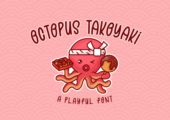 Octopus Takoyaki: A Playful Handwritten Font for Crafters