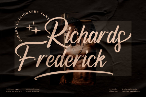 Richards Frederick: A Playful Script Font for Editorial Charm