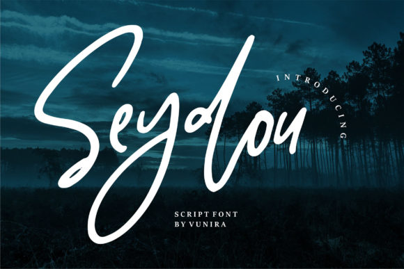 Seydou: A Cool Handwritten Font for Modern Branding
