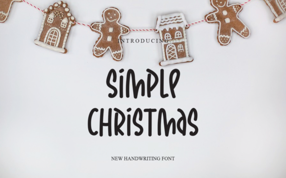 Simple Christmas: A Handwritten Font for Modern Web Design