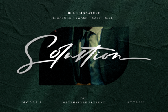 Solustion: A Classy Script Font for Branding