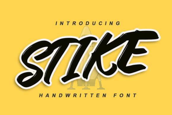 Stike: A Confident Handwritten Font for Modern Editorial Design