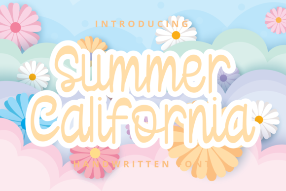 Summer California: A Cute Handwritten Font for Branding