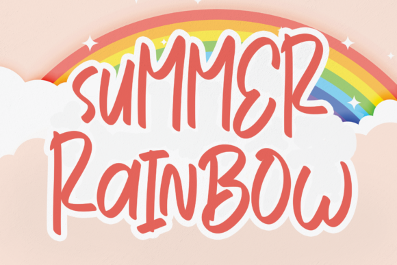 Summer Rainbow: A Playful Script Font for Web Design