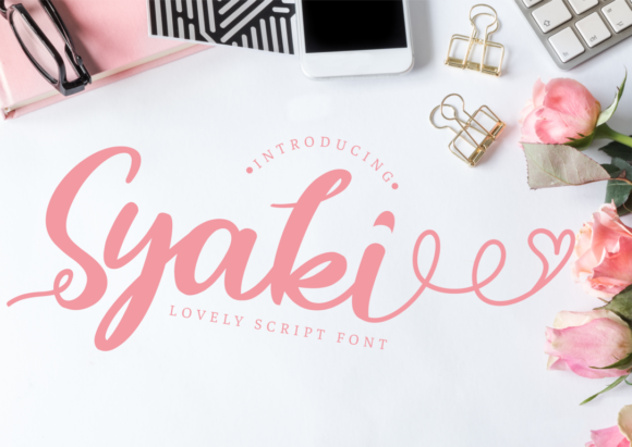 Syaki: A Luxury Script Font for Brand Identity