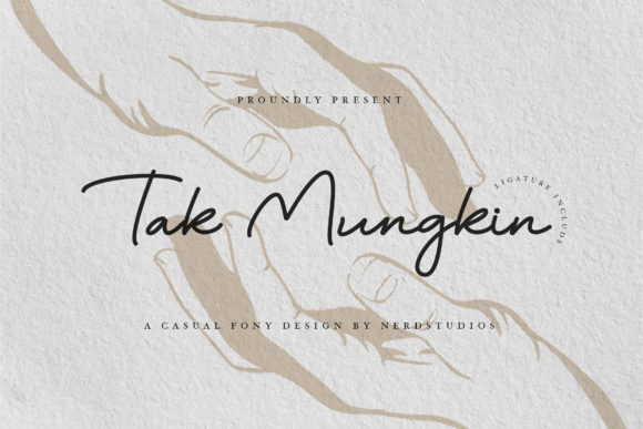Tak Mungkin: A Friendly Handwritten Font for Editorial Design