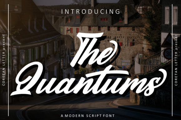 The Quantums: A Timeless Handwritten Font for Modern Marketing Visuals
